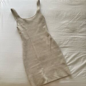 aritzia ribbed dress